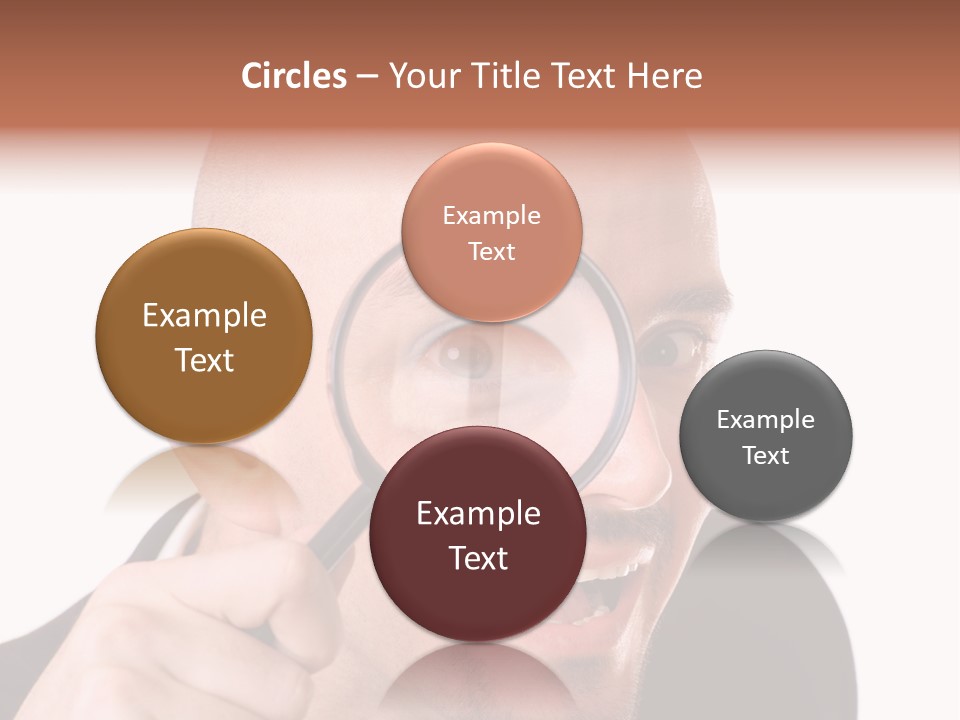 Look Man Eye PowerPoint Template