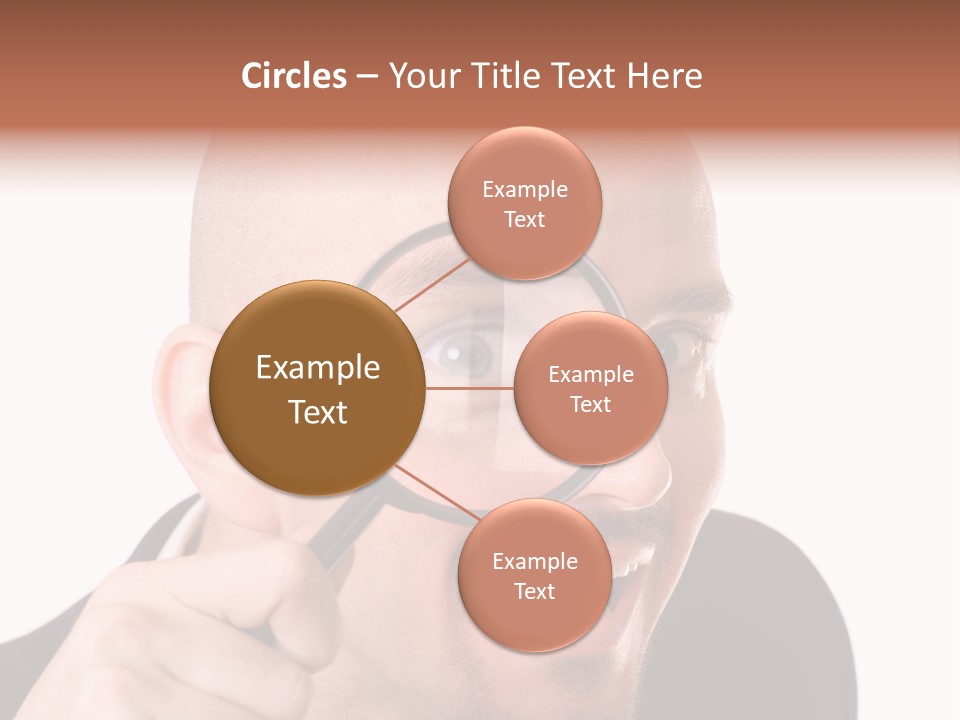 Look Man Eye PowerPoint Template