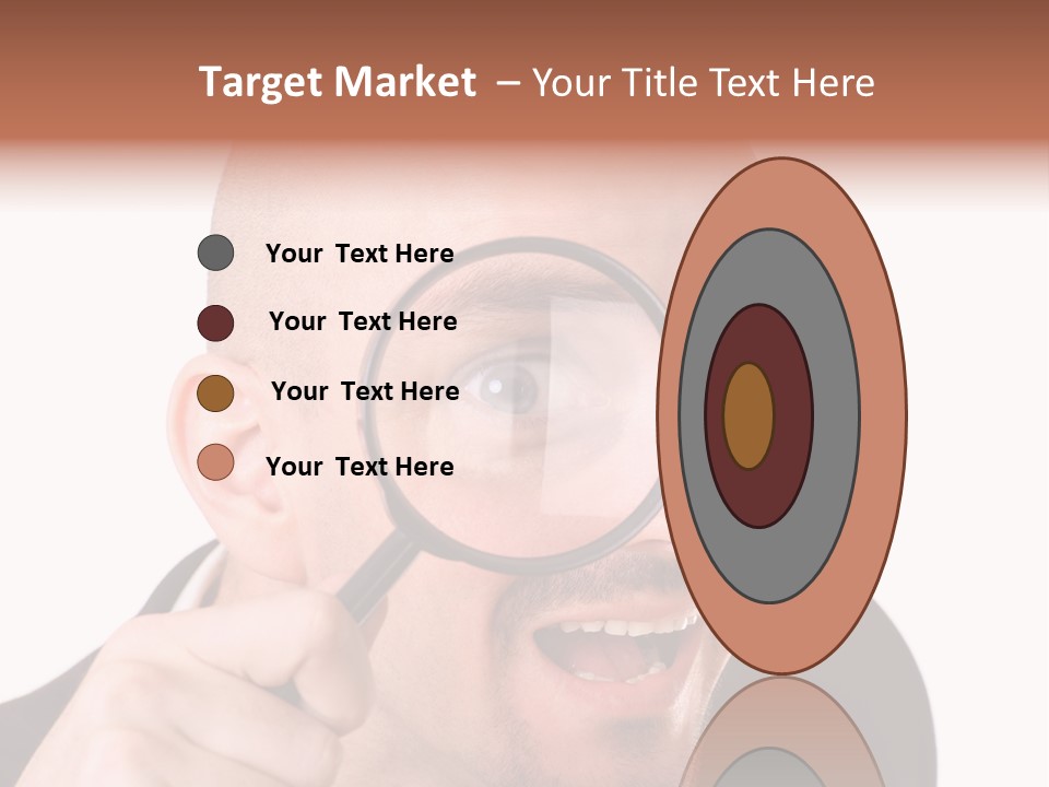 Look Man Eye PowerPoint Template