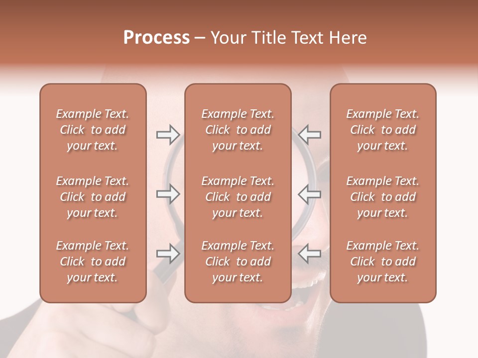 Look Man Eye PowerPoint Template