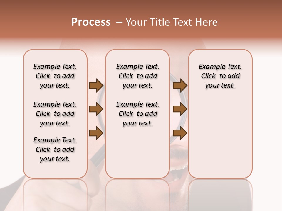 Look Man Eye PowerPoint Template