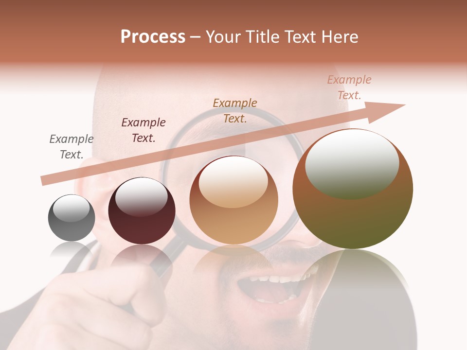 Look Man Eye PowerPoint Template