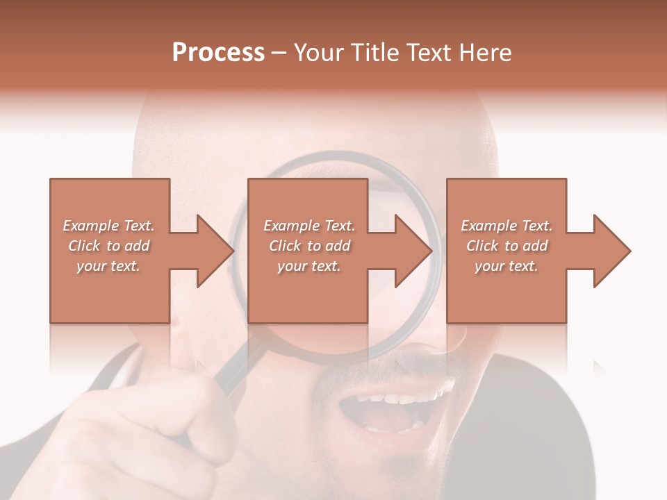 Look Man Eye PowerPoint Template
