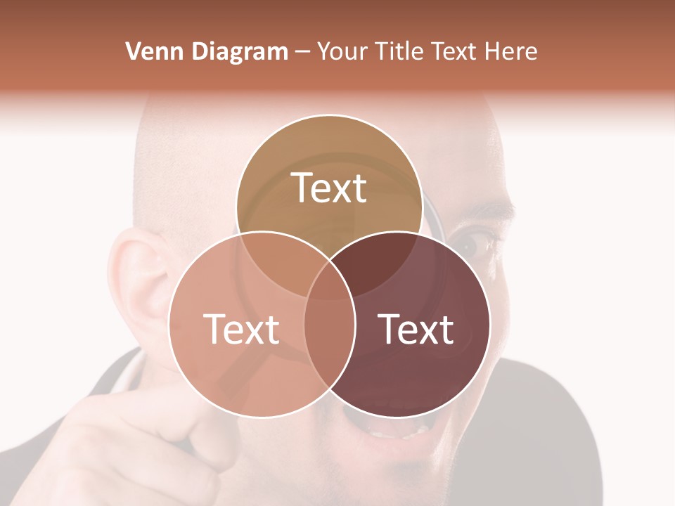 Look Man Eye PowerPoint Template