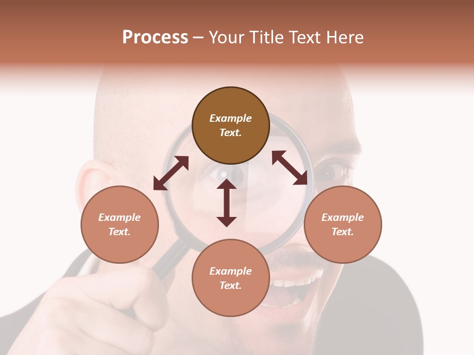 Look Man Eye PowerPoint Template