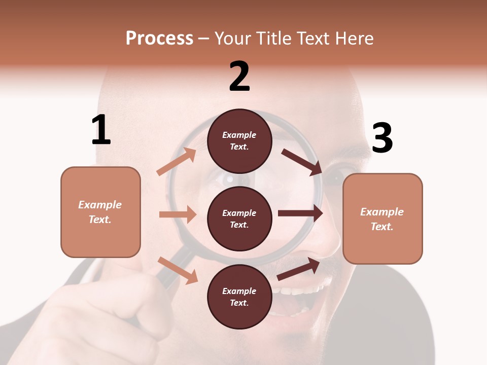 Look Man Eye PowerPoint Template