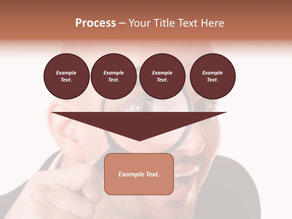 Look Man Eye PowerPoint Template