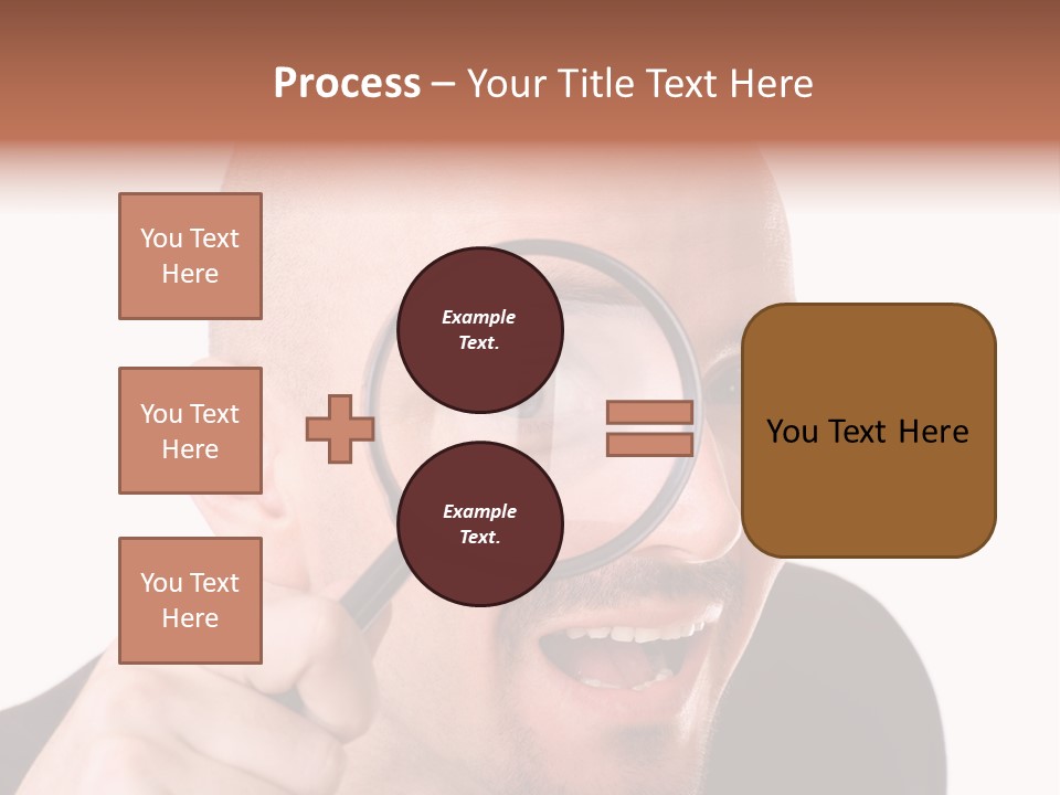 Look Man Eye PowerPoint Template