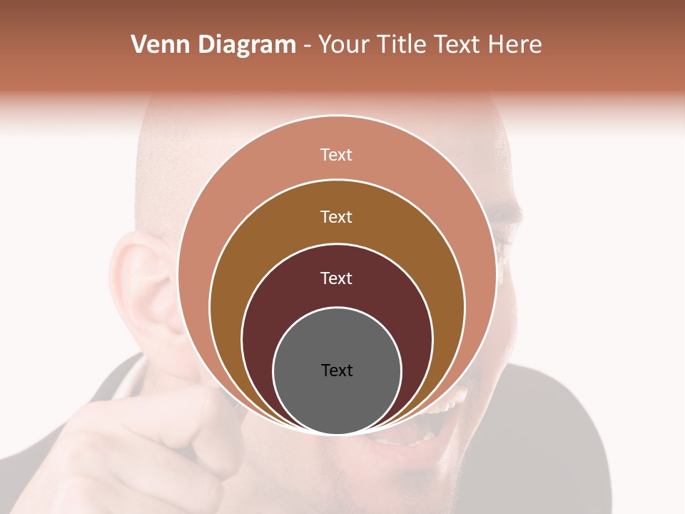 Look Man Eye PowerPoint Template