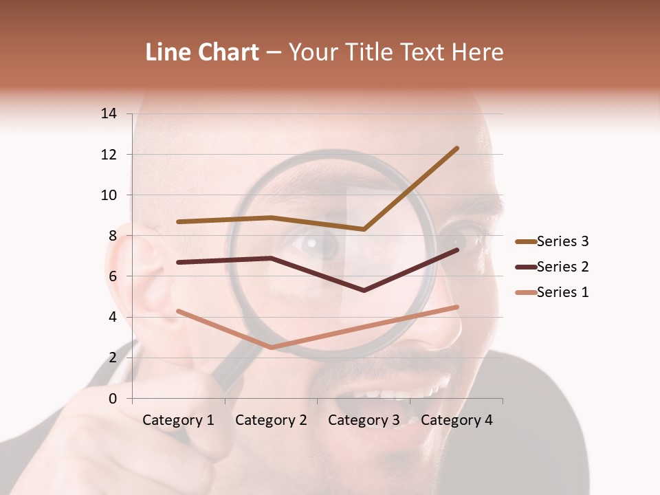 Look Man Eye PowerPoint Template