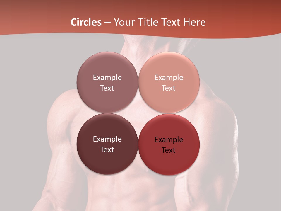 Young Exercise Heavy PowerPoint Template