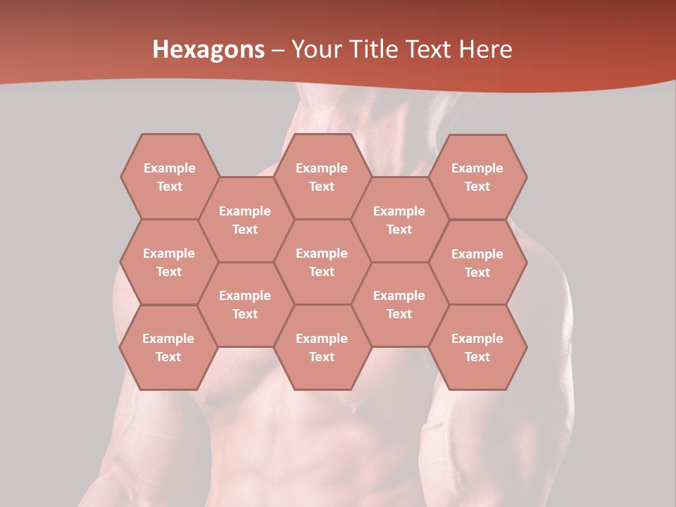 Young Exercise Heavy PowerPoint Template