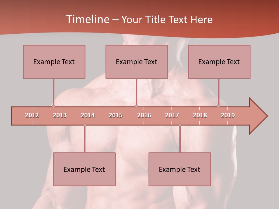 Young Exercise Heavy PowerPoint Template