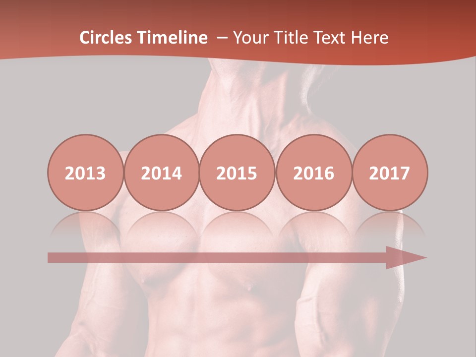 Young Exercise Heavy PowerPoint Template
