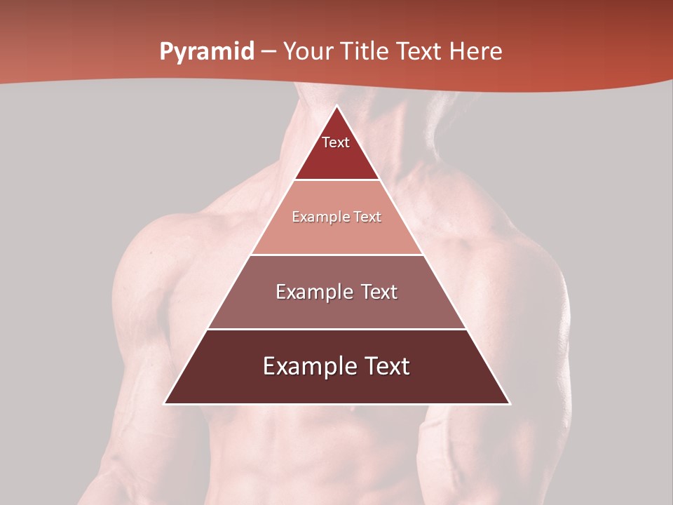 Young Exercise Heavy PowerPoint Template