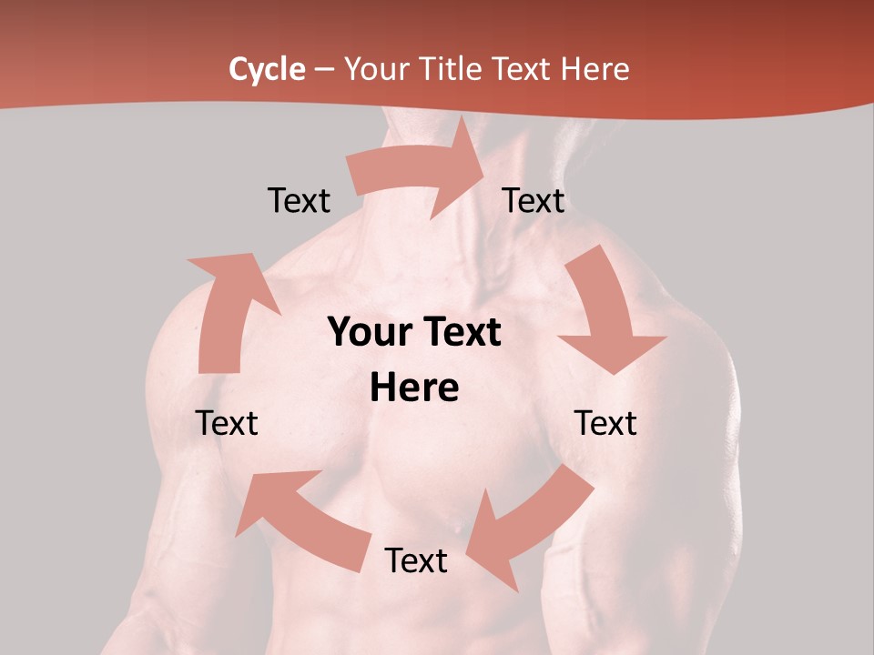 Young Exercise Heavy PowerPoint Template