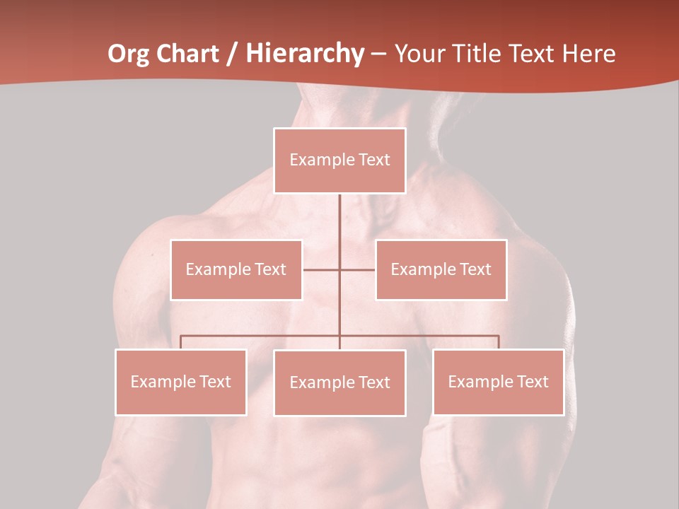 Young Exercise Heavy PowerPoint Template