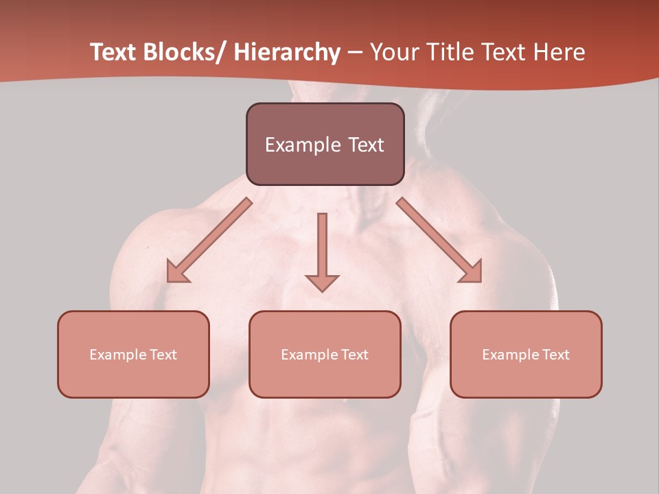 Young Exercise Heavy PowerPoint Template