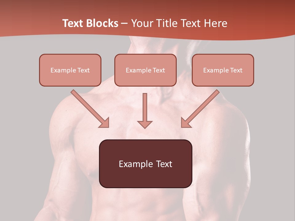 Young Exercise Heavy PowerPoint Template