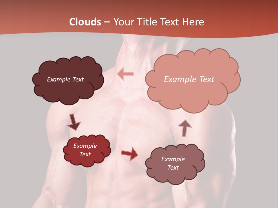 Young Exercise Heavy PowerPoint Template