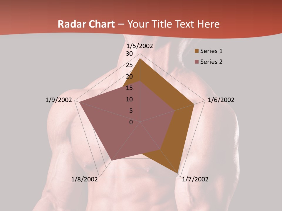 Young Exercise Heavy PowerPoint Template