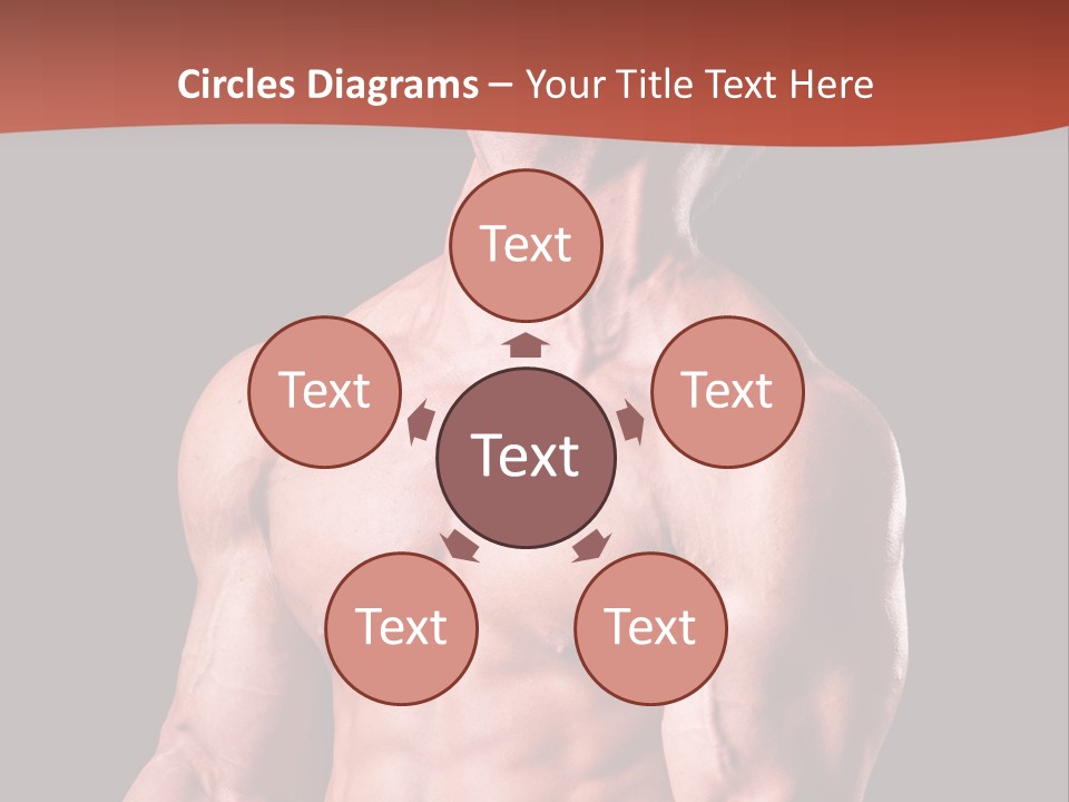 Young Exercise Heavy PowerPoint Template