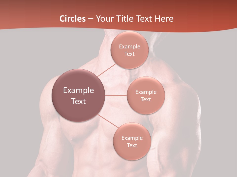 Young Exercise Heavy PowerPoint Template