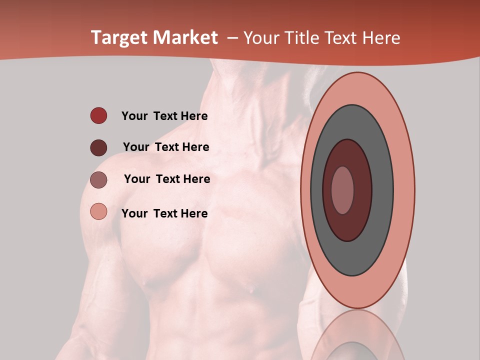 Young Exercise Heavy PowerPoint Template