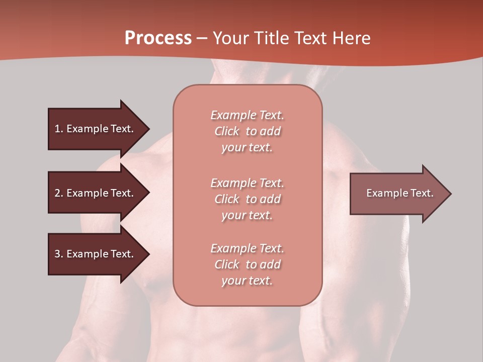 Young Exercise Heavy PowerPoint Template