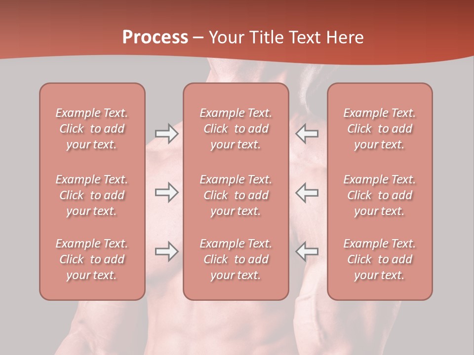 Young Exercise Heavy PowerPoint Template