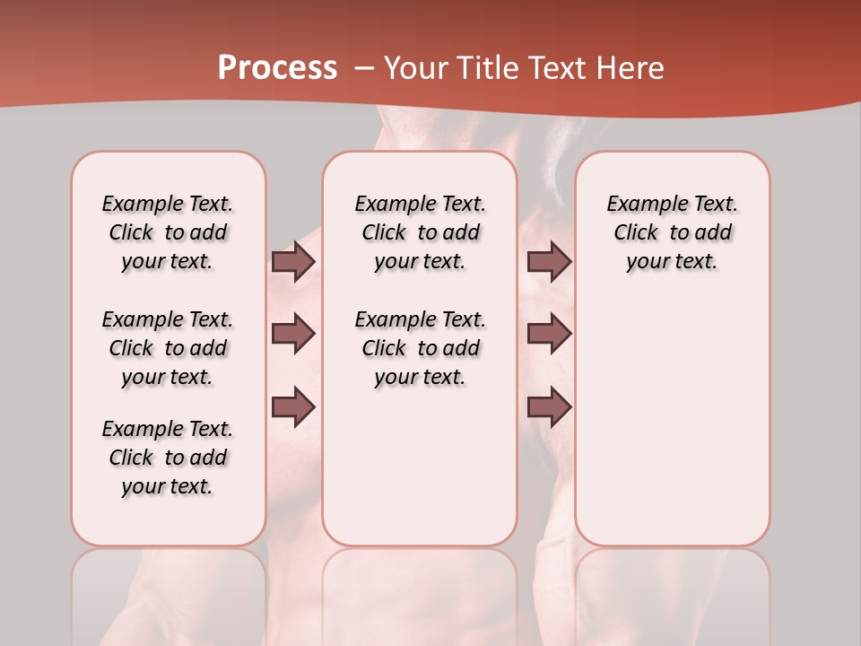 Young Exercise Heavy PowerPoint Template