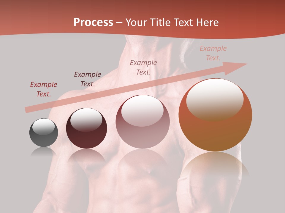 Young Exercise Heavy PowerPoint Template