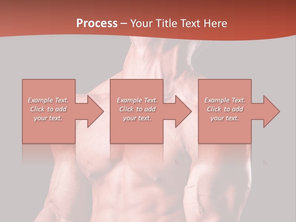 Young Exercise Heavy PowerPoint Template