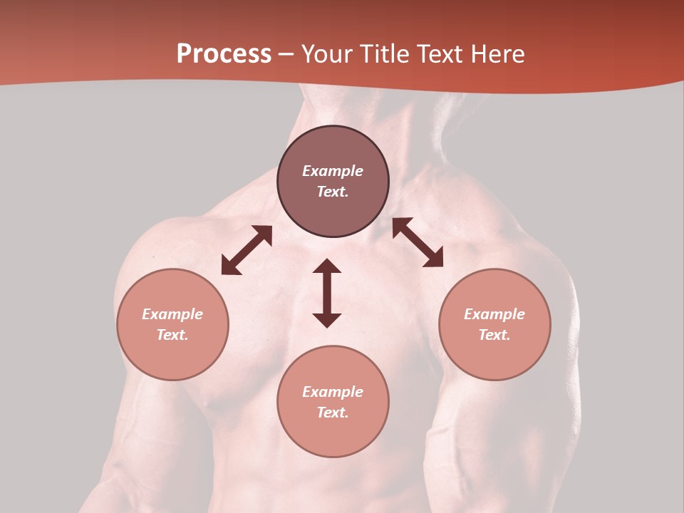 Young Exercise Heavy PowerPoint Template