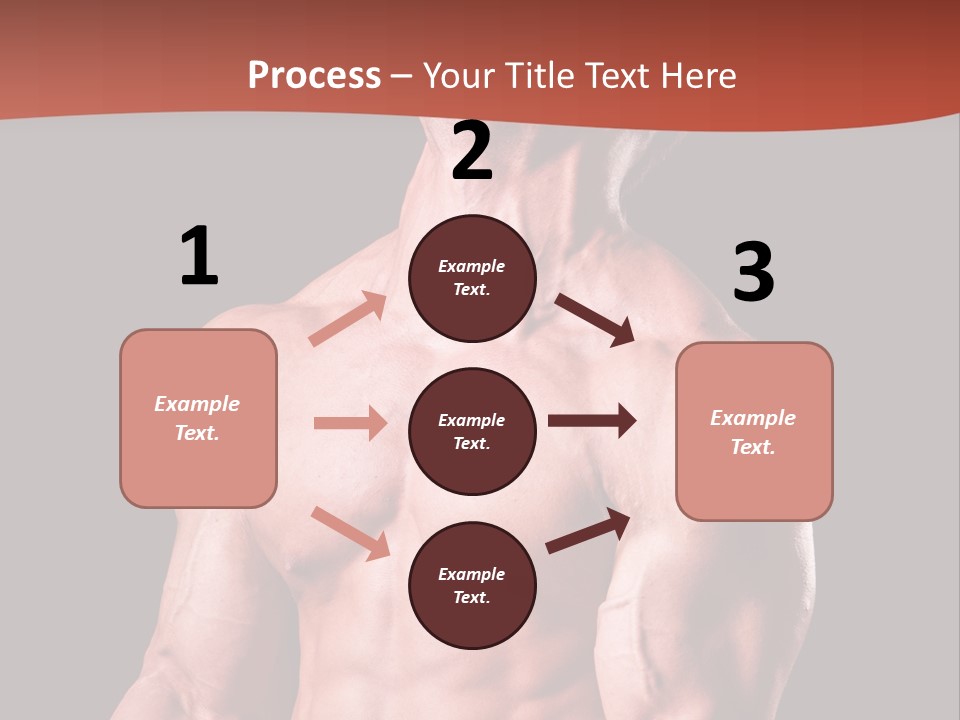 Young Exercise Heavy PowerPoint Template