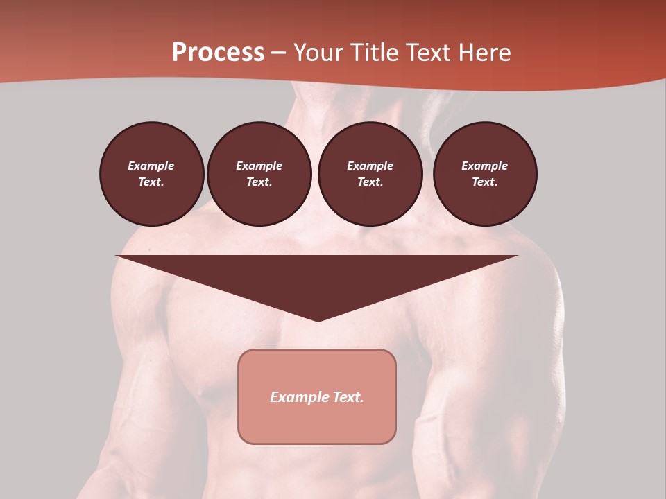 Young Exercise Heavy PowerPoint Template