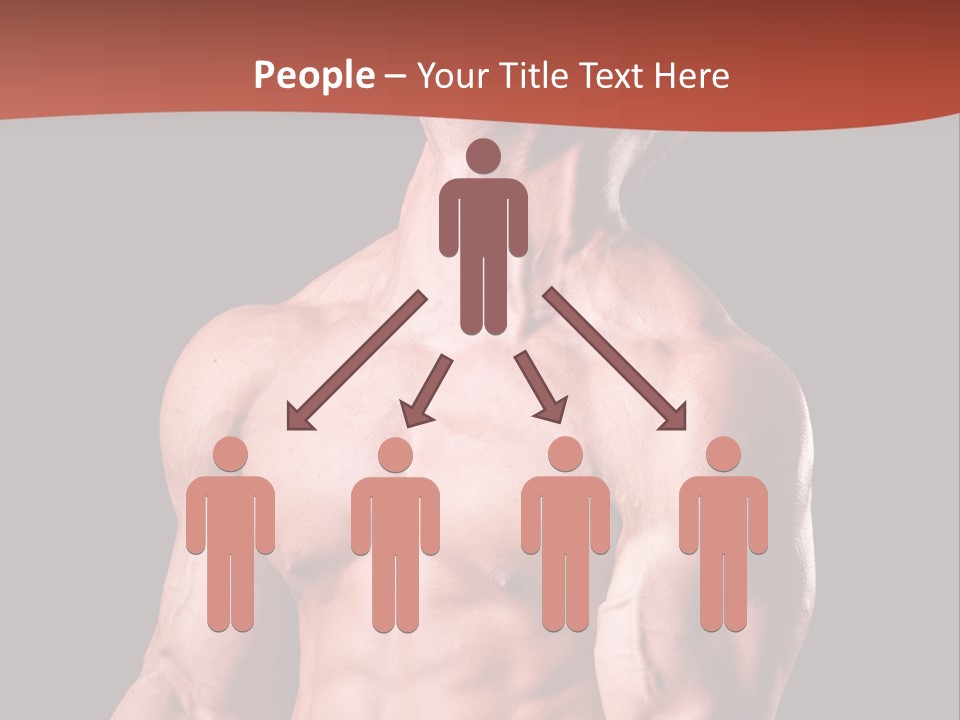 Young Exercise Heavy PowerPoint Template