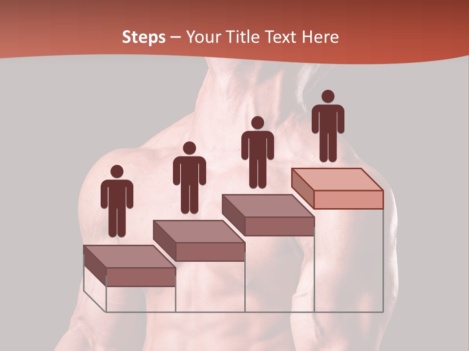 Young Exercise Heavy PowerPoint Template