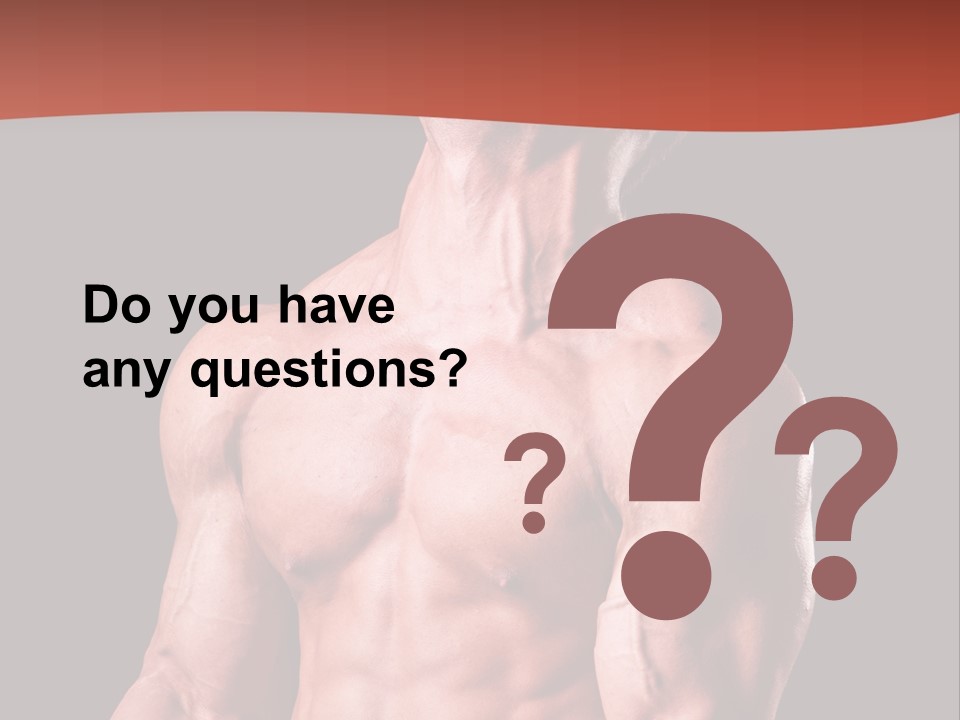 Young Exercise Heavy PowerPoint Template