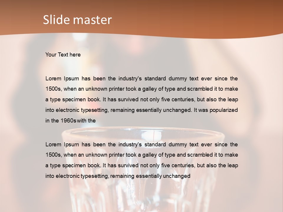 One Health Whisky PowerPoint Template