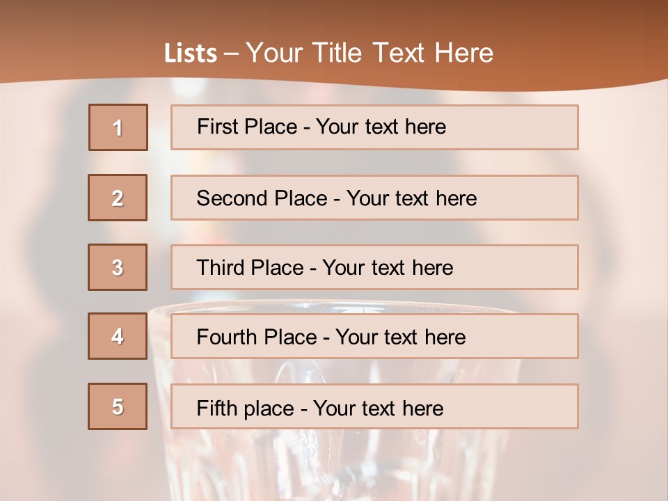 One Health Whisky PowerPoint Template