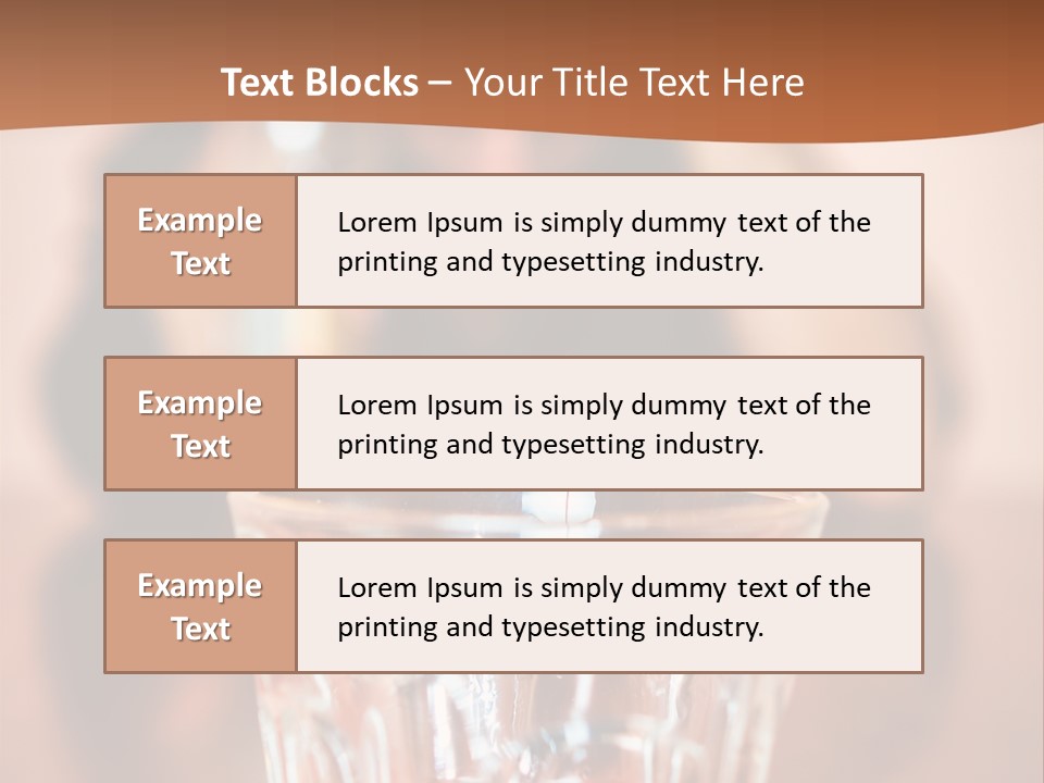 One Health Whisky PowerPoint Template