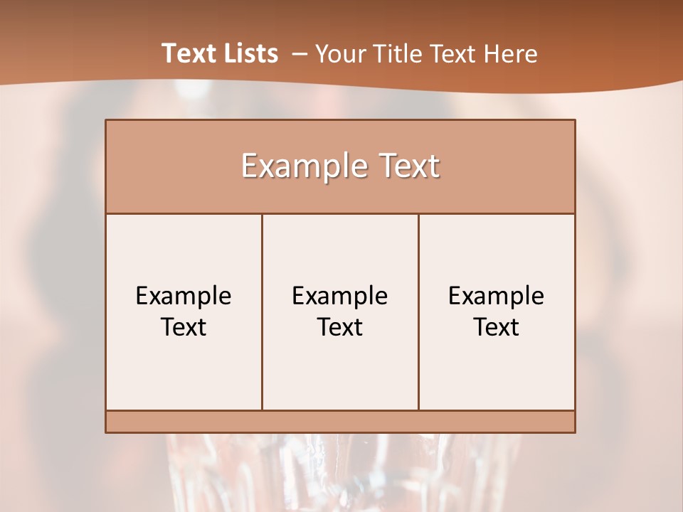 One Health Whisky PowerPoint Template