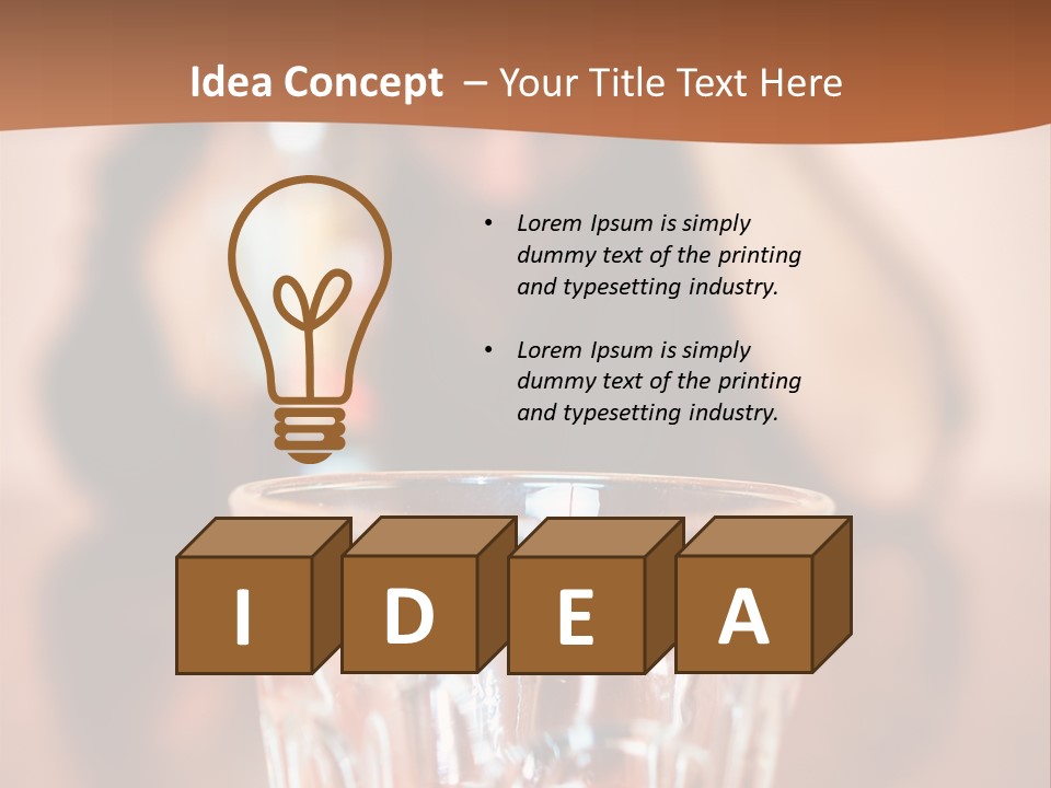 One Health Whisky PowerPoint Template