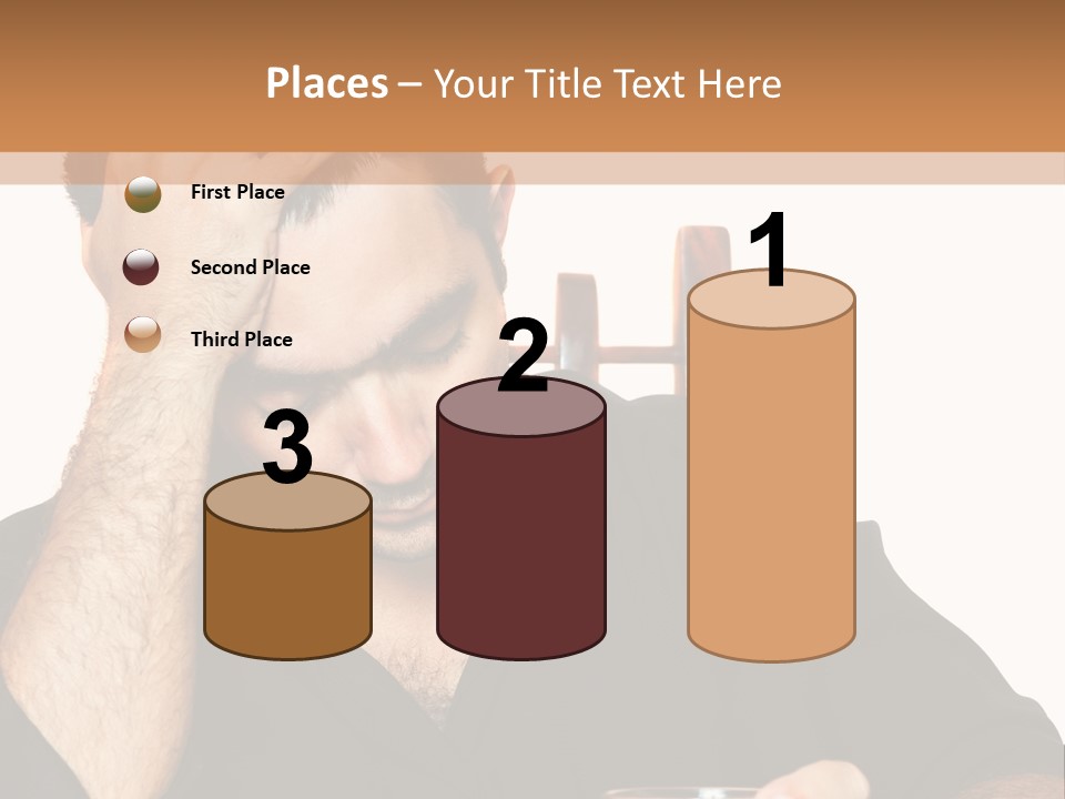 Glass People Alcoholism PowerPoint Template