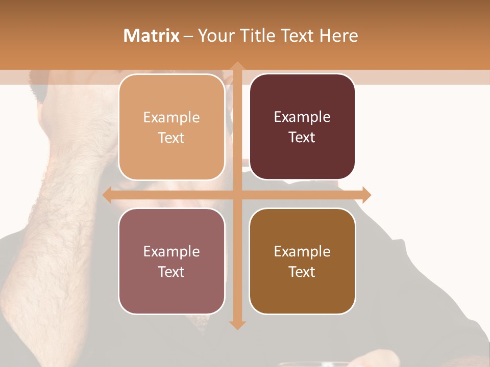 Glass People Alcoholism PowerPoint Template
