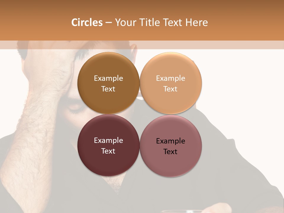 Glass People Alcoholism PowerPoint Template