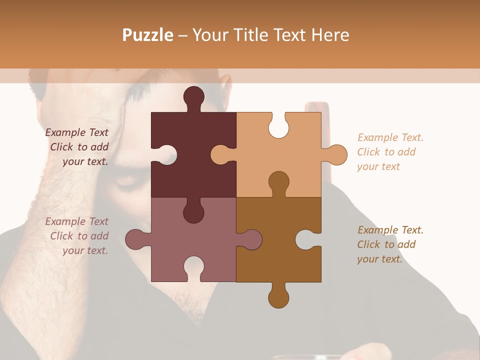 Glass People Alcoholism PowerPoint Template