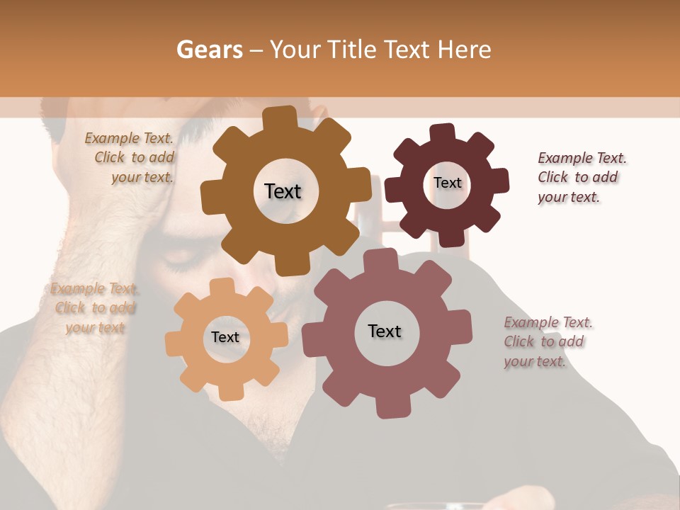 Glass People Alcoholism PowerPoint Template