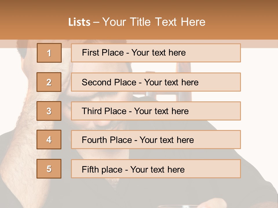 Glass People Alcoholism PowerPoint Template